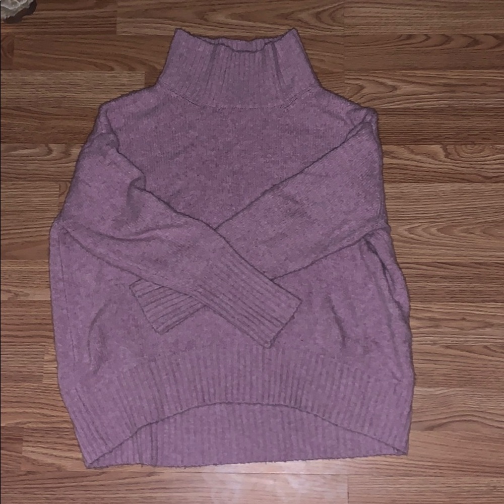 Comfy pink sweater!